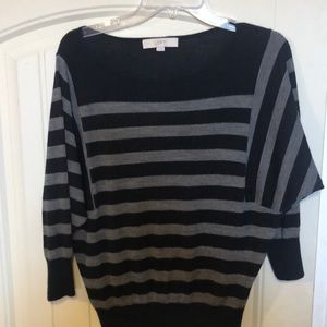 Black and grey stripe shirt